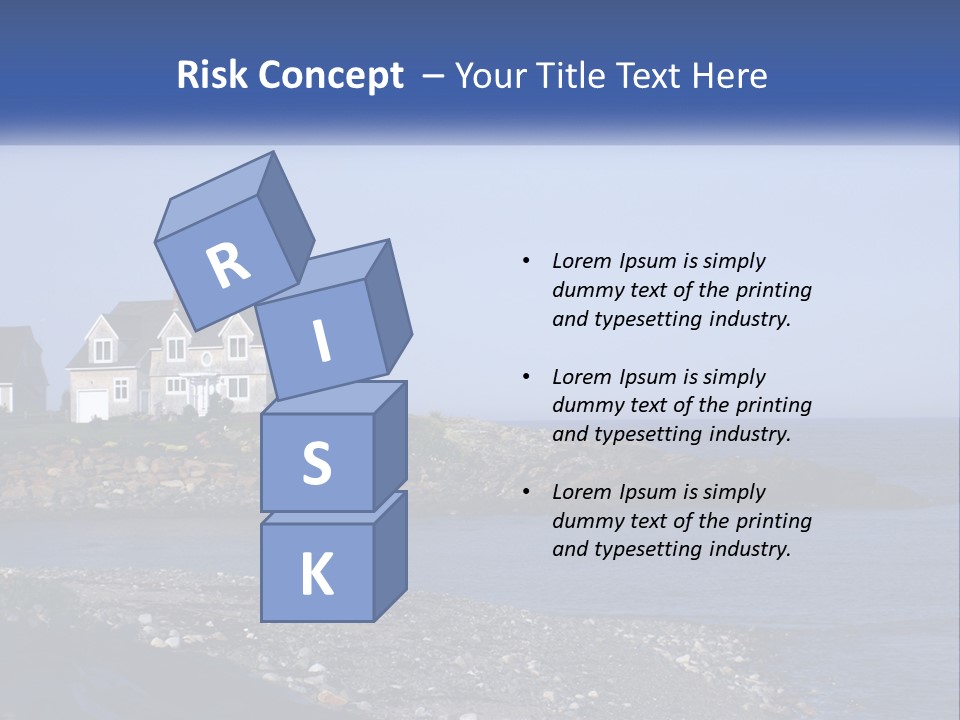 Wellness Ocean Calm PowerPoint Template