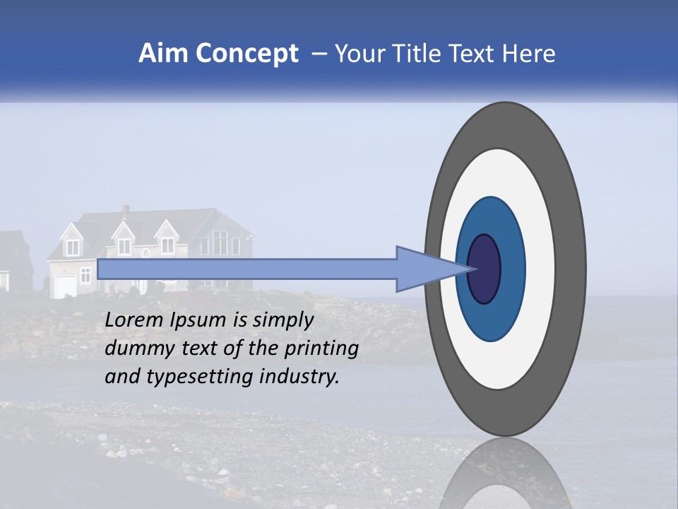 Wellness Ocean Calm PowerPoint Template