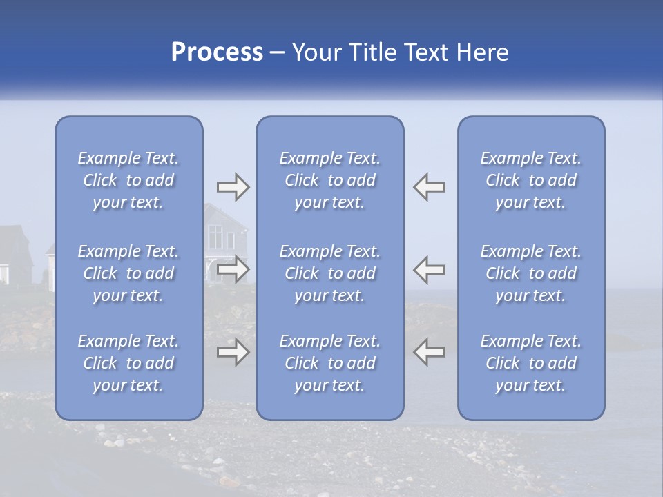 Wellness Ocean Calm PowerPoint Template