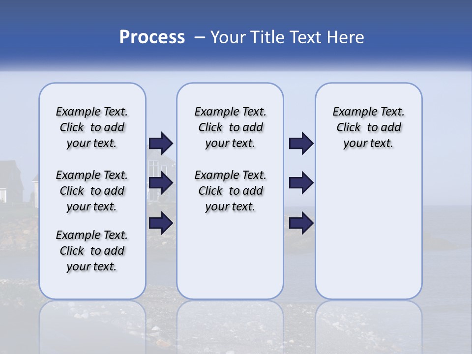 Wellness Ocean Calm PowerPoint Template
