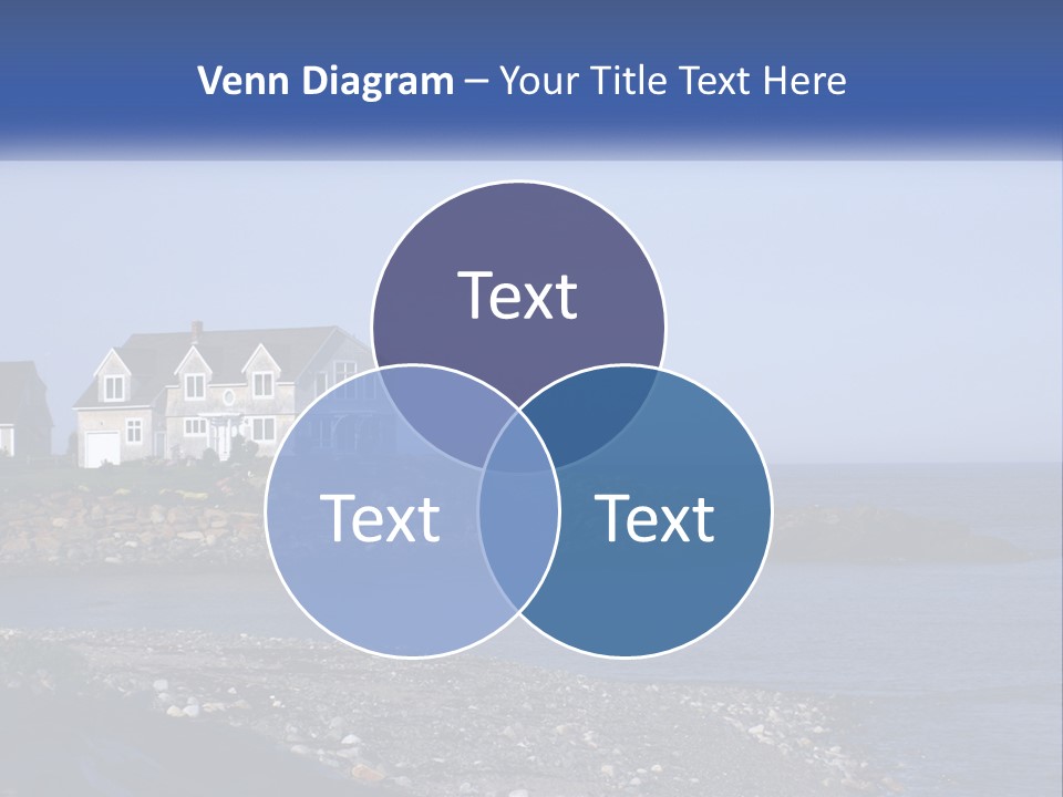 Wellness Ocean Calm PowerPoint Template