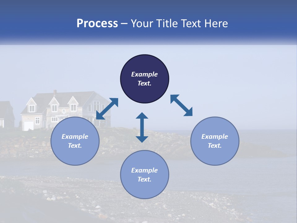 Wellness Ocean Calm PowerPoint Template