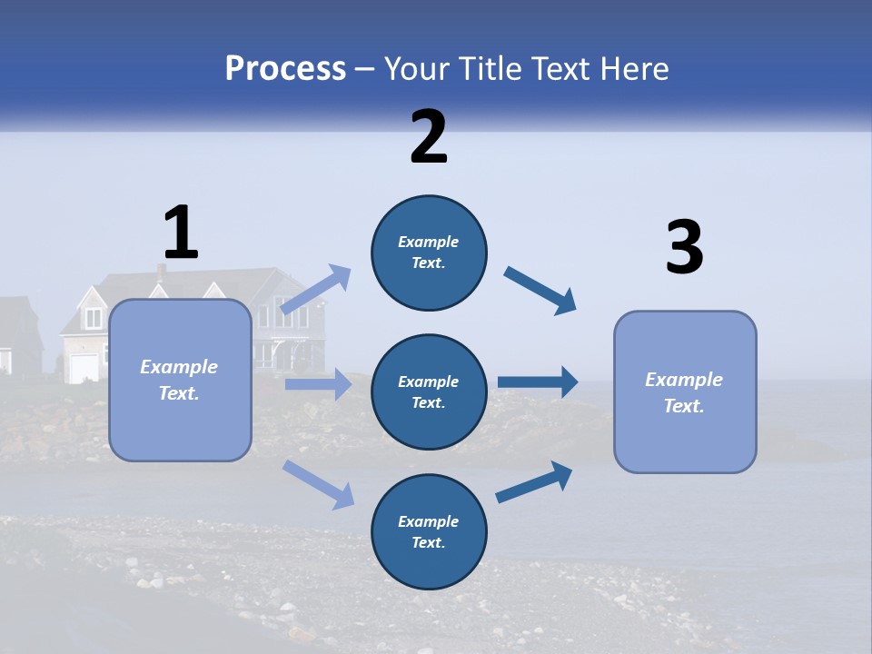 Wellness Ocean Calm PowerPoint Template