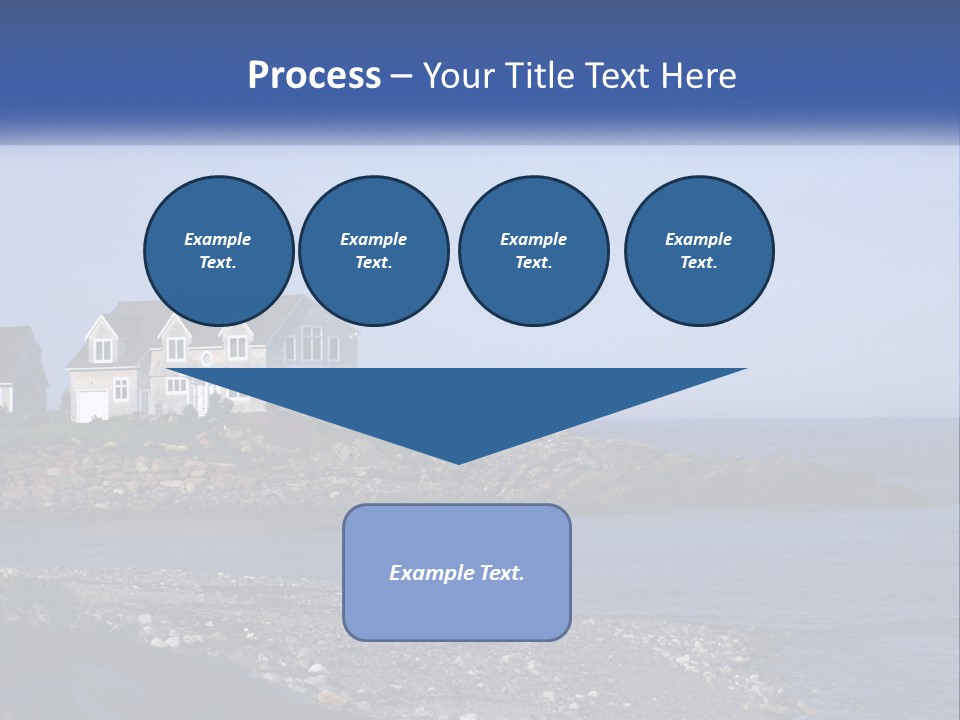 Wellness Ocean Calm PowerPoint Template