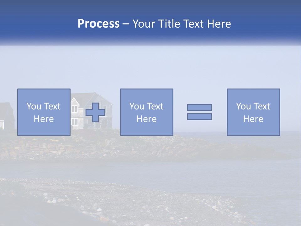 Wellness Ocean Calm PowerPoint Template