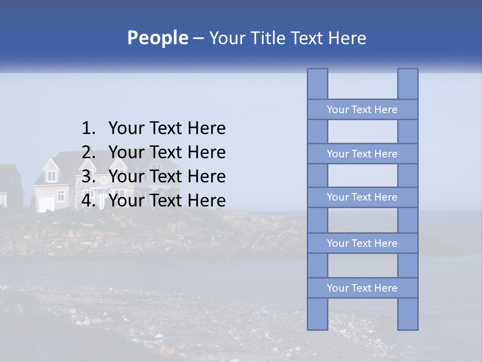 Wellness Ocean Calm PowerPoint Template