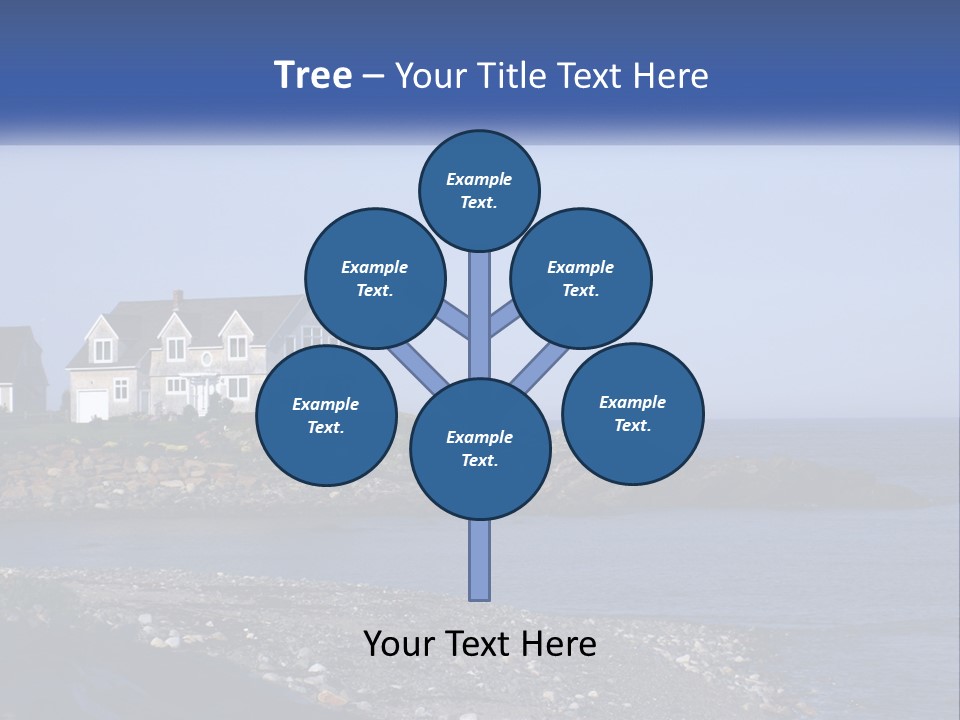 Wellness Ocean Calm PowerPoint Template