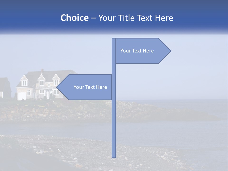 Wellness Ocean Calm PowerPoint Template