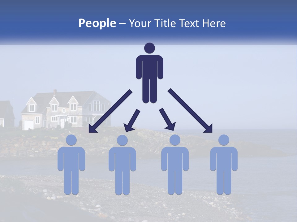 Wellness Ocean Calm PowerPoint Template