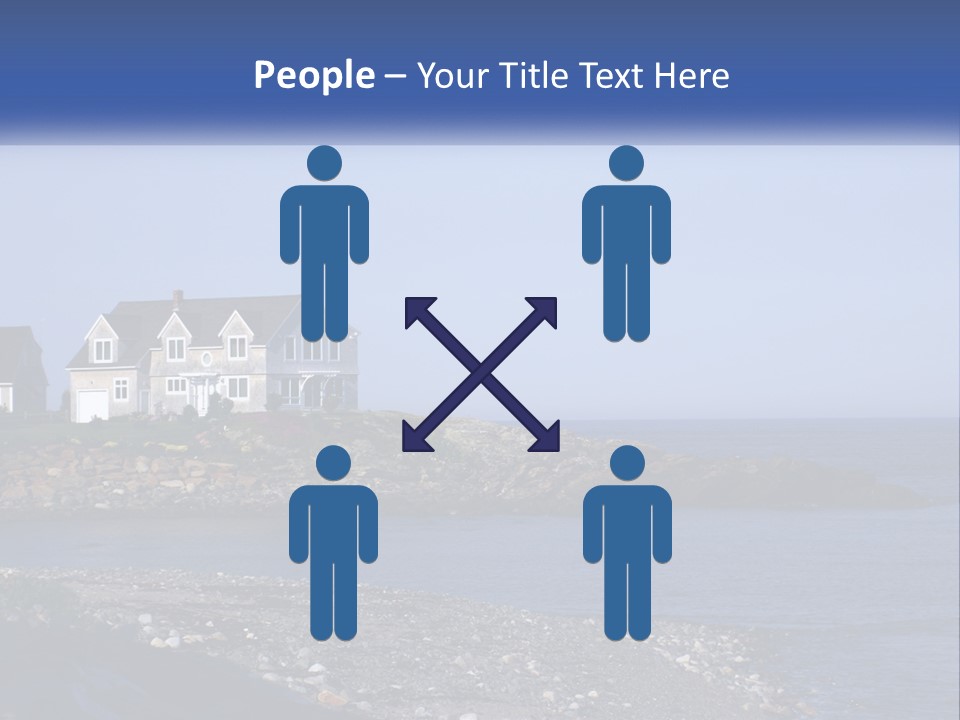 Wellness Ocean Calm PowerPoint Template