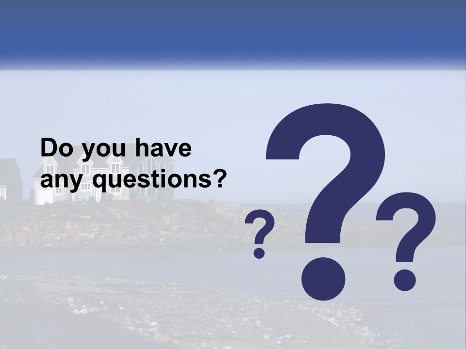 Wellness Ocean Calm PowerPoint Template