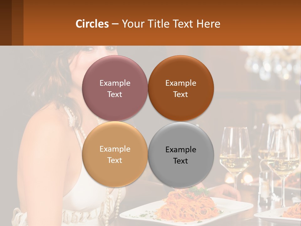 Woman Single Old PowerPoint Template