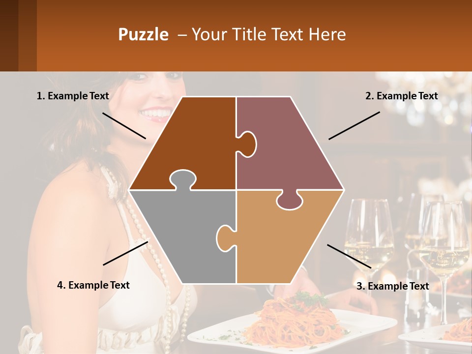 Woman Single Old PowerPoint Template