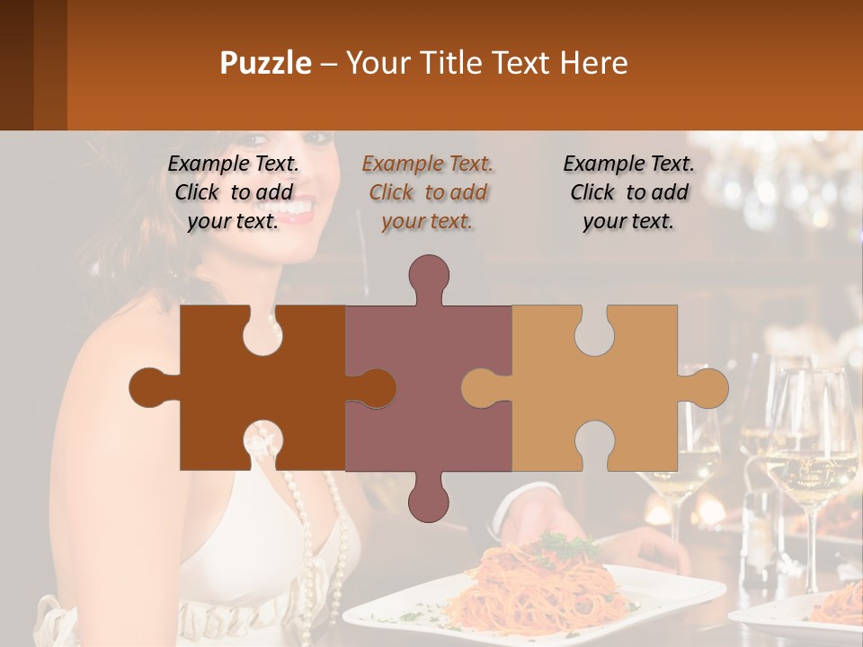 Woman Single Old PowerPoint Template