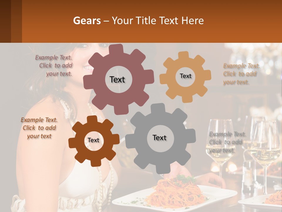 Woman Single Old PowerPoint Template