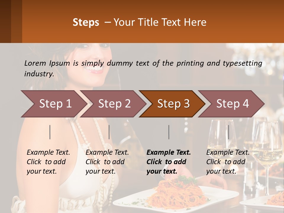 Woman Single Old PowerPoint Template