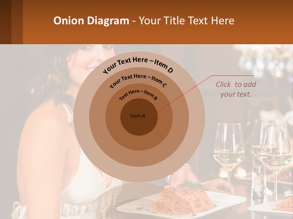 Woman Single Old PowerPoint Template