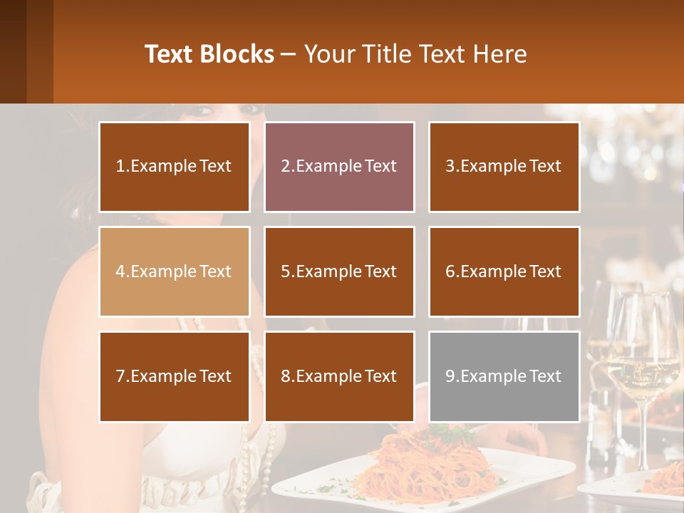 Woman Single Old PowerPoint Template