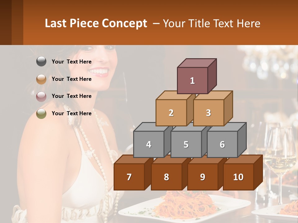 Woman Single Old PowerPoint Template