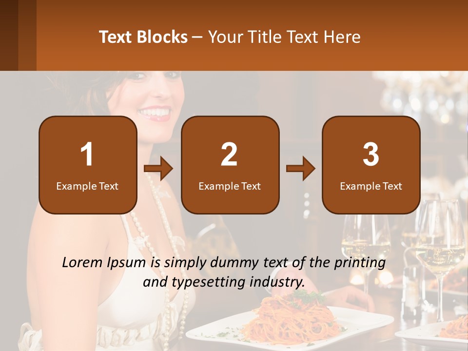 Woman Single Old PowerPoint Template