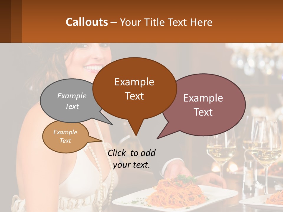 Woman Single Old PowerPoint Template