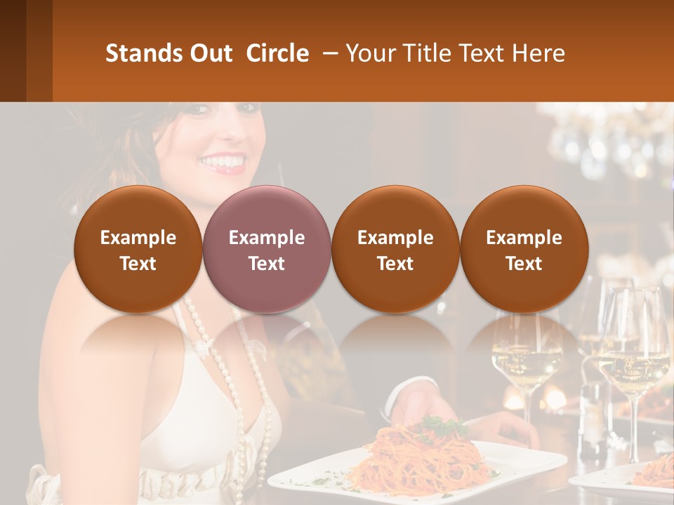 Woman Single Old PowerPoint Template