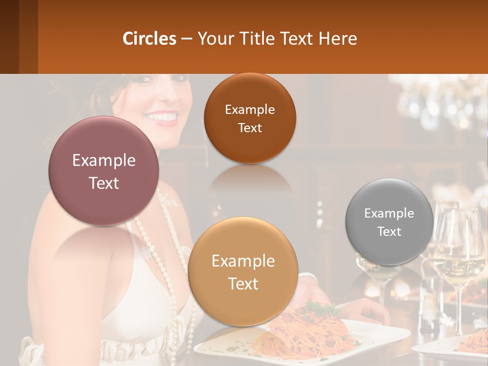 Woman Single Old PowerPoint Template