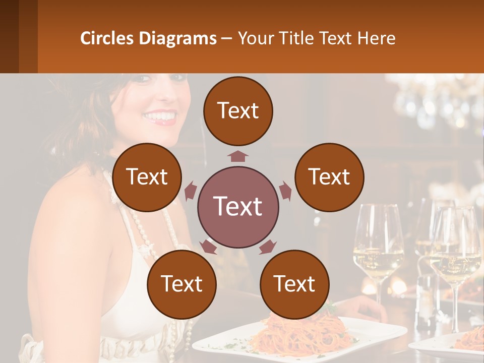 Woman Single Old PowerPoint Template