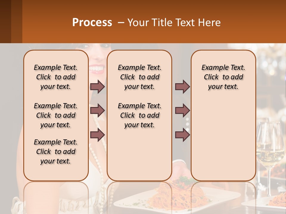 Woman Single Old PowerPoint Template