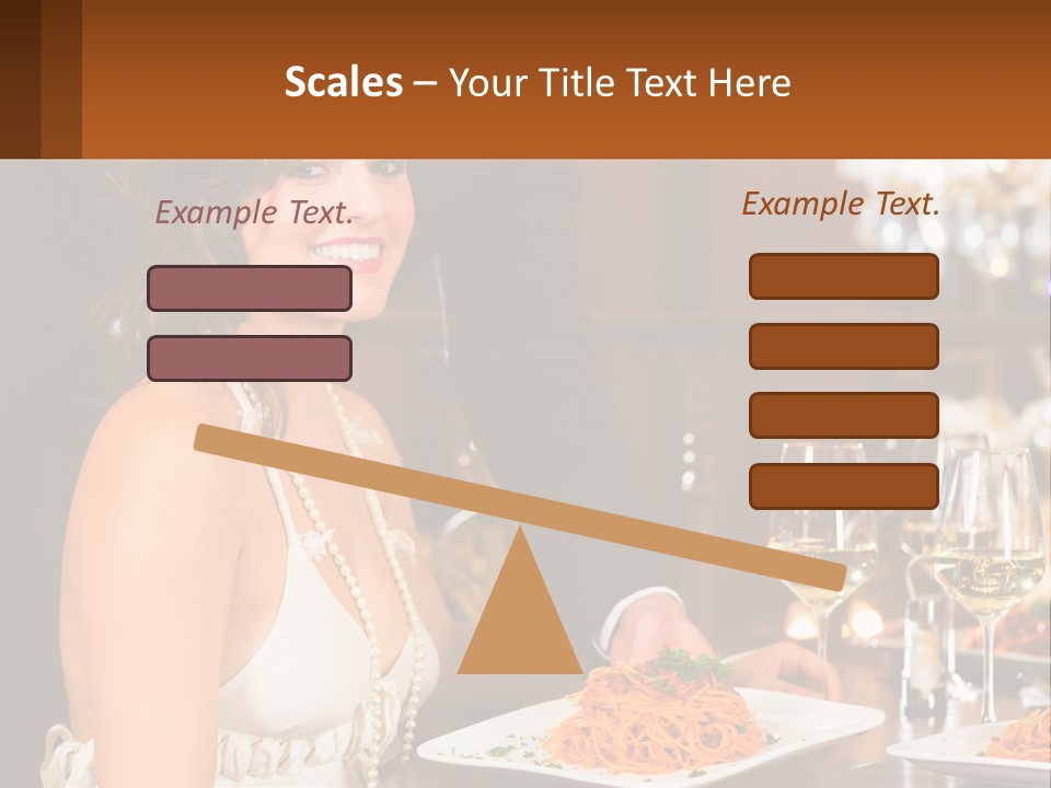Woman Single Old PowerPoint Template