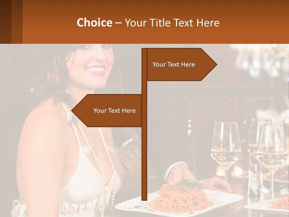 Woman Single Old PowerPoint Template