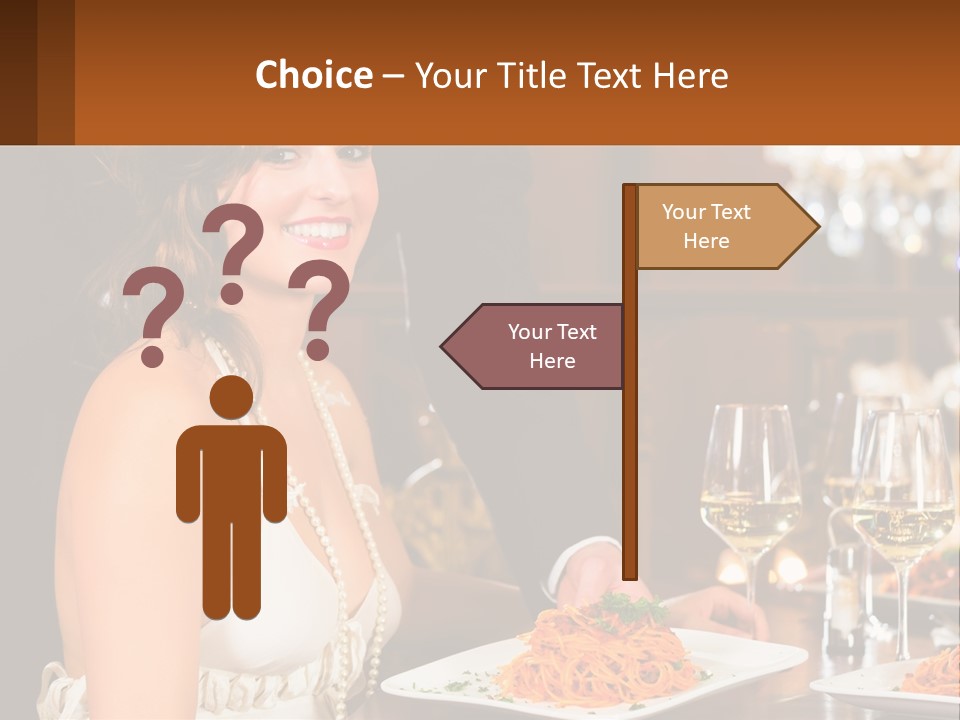 Woman Single Old PowerPoint Template