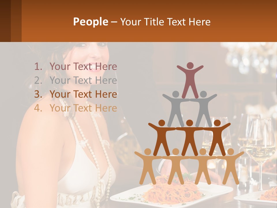 Woman Single Old PowerPoint Template