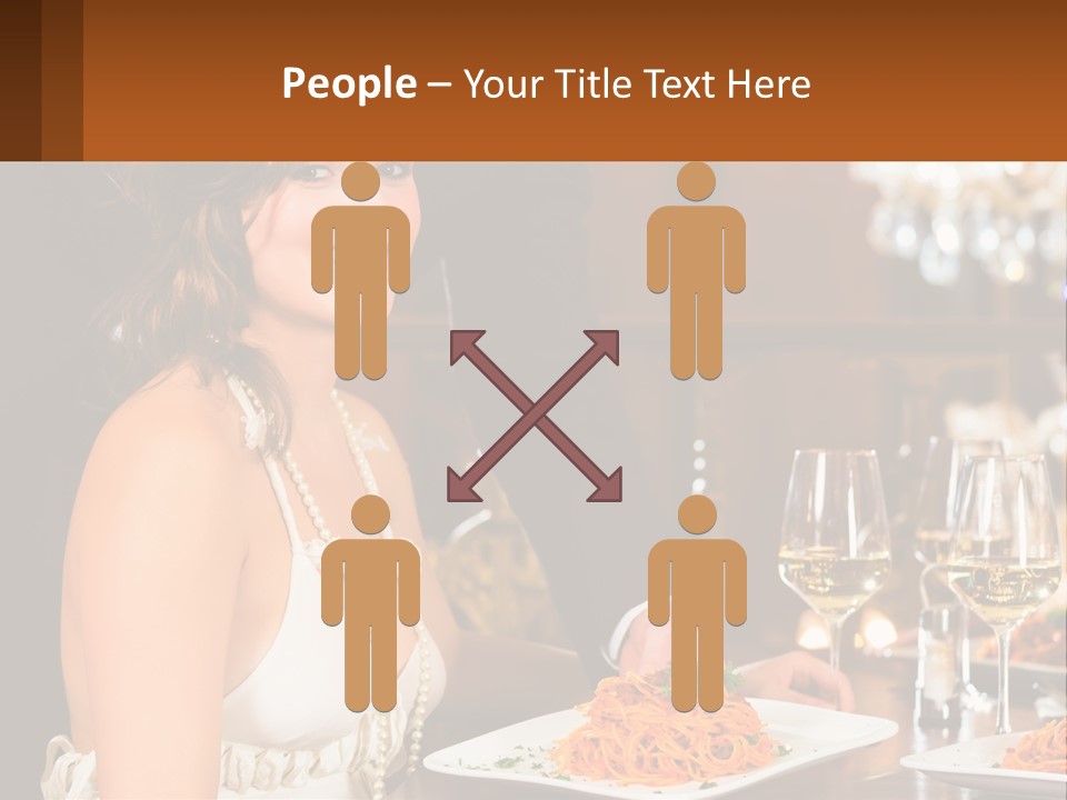 Woman Single Old PowerPoint Template