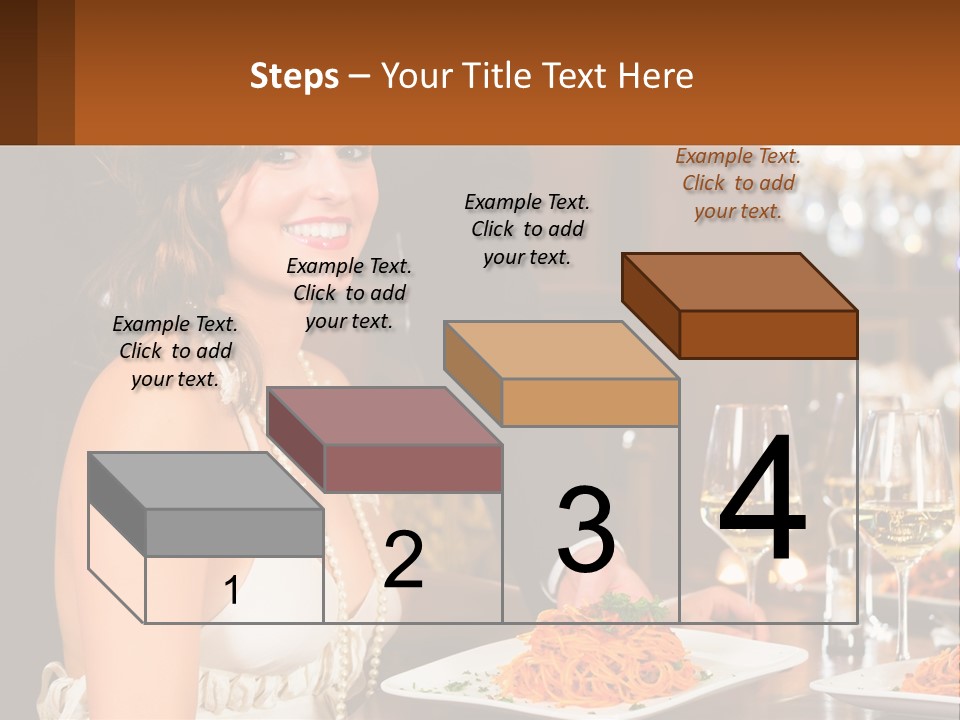 Woman Single Old PowerPoint Template