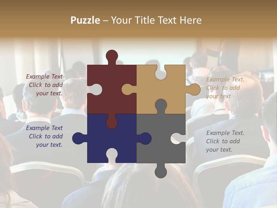 Woman Retirement Sand PowerPoint Template