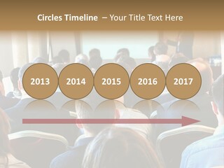 Woman Retirement Sand PowerPoint Template