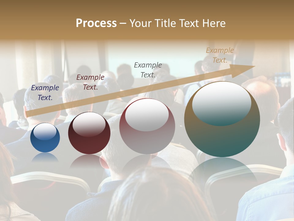 Woman Retirement Sand PowerPoint Template