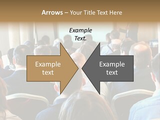 Woman Retirement Sand PowerPoint Template