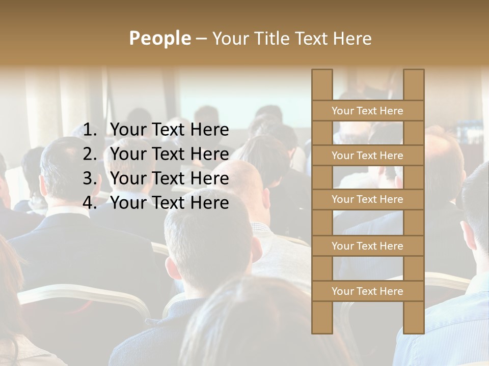 Woman Retirement Sand PowerPoint Template