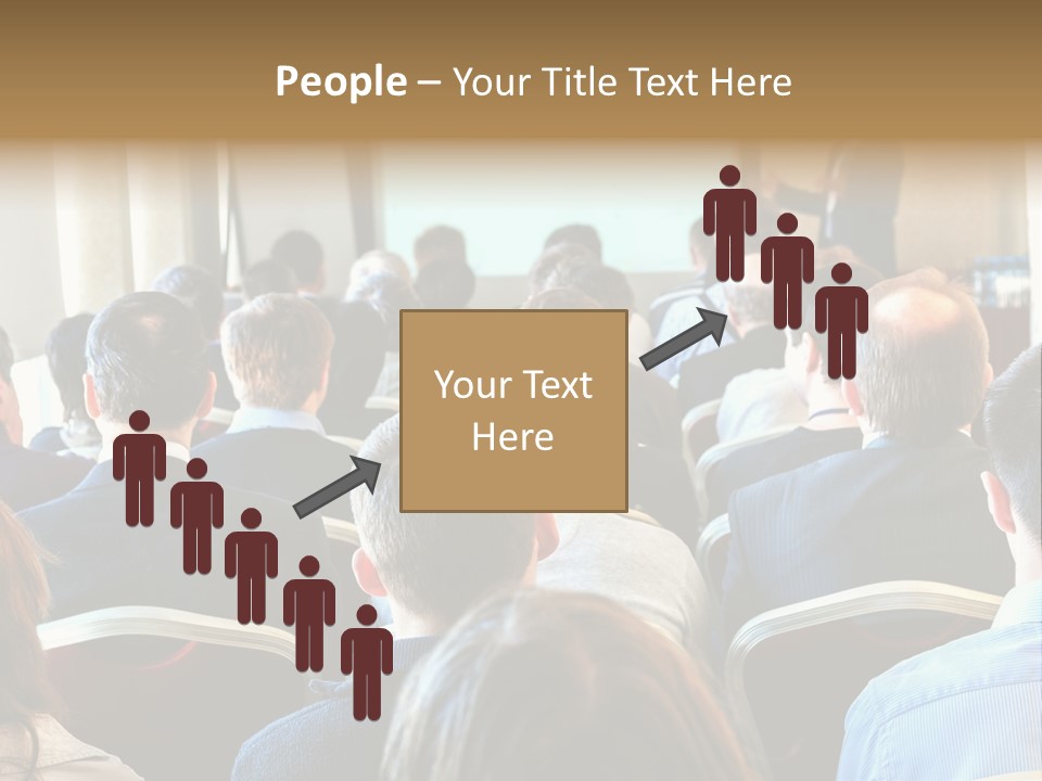 Woman Retirement Sand PowerPoint Template