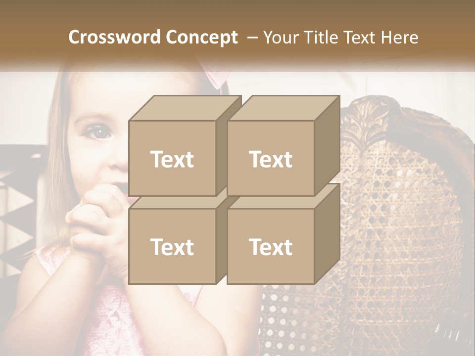 Beach Mother Pensioner PowerPoint Template