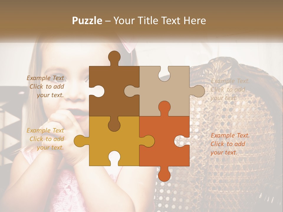 Beach Mother Pensioner PowerPoint Template