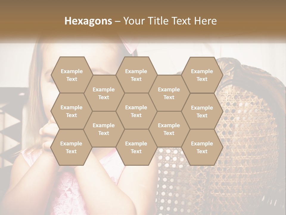 Beach Mother Pensioner PowerPoint Template