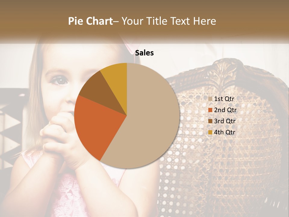 Beach Mother Pensioner PowerPoint Template