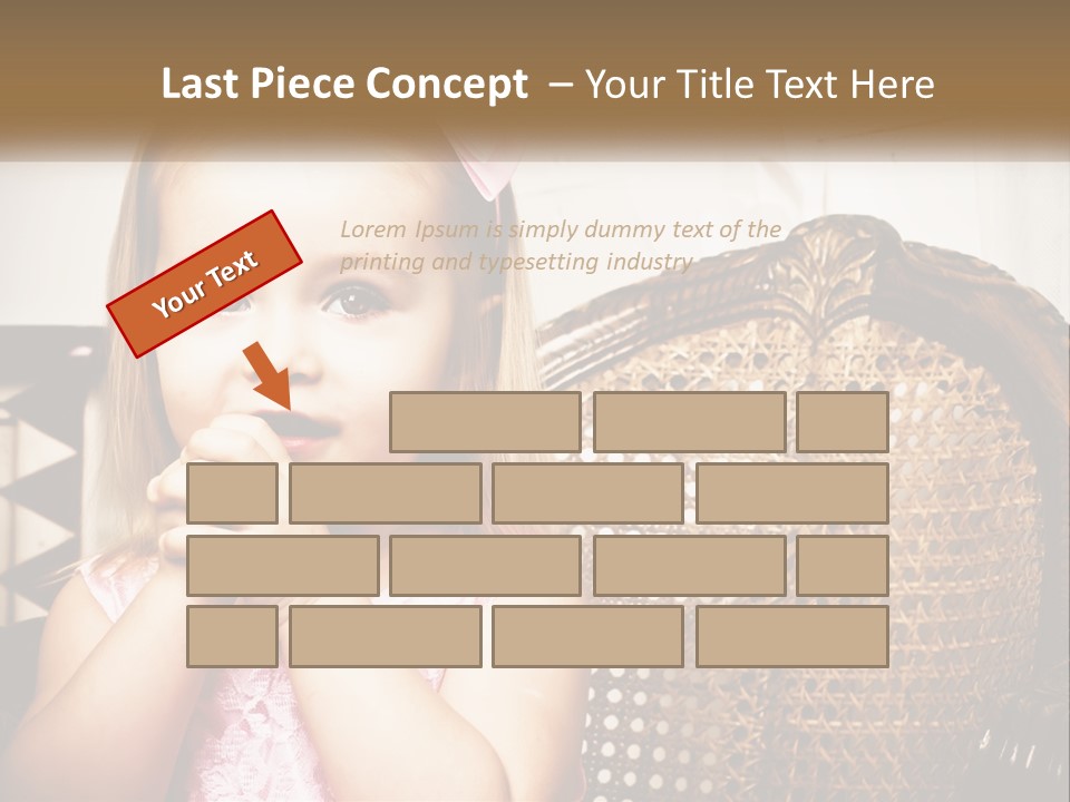 Beach Mother Pensioner PowerPoint Template