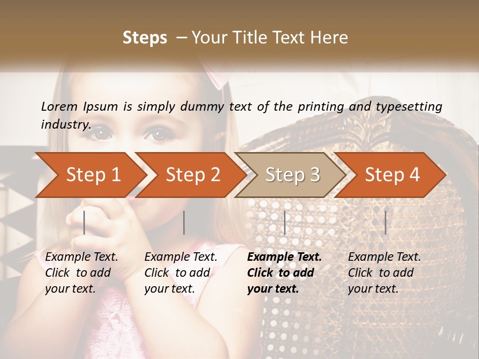 Beach Mother Pensioner PowerPoint Template