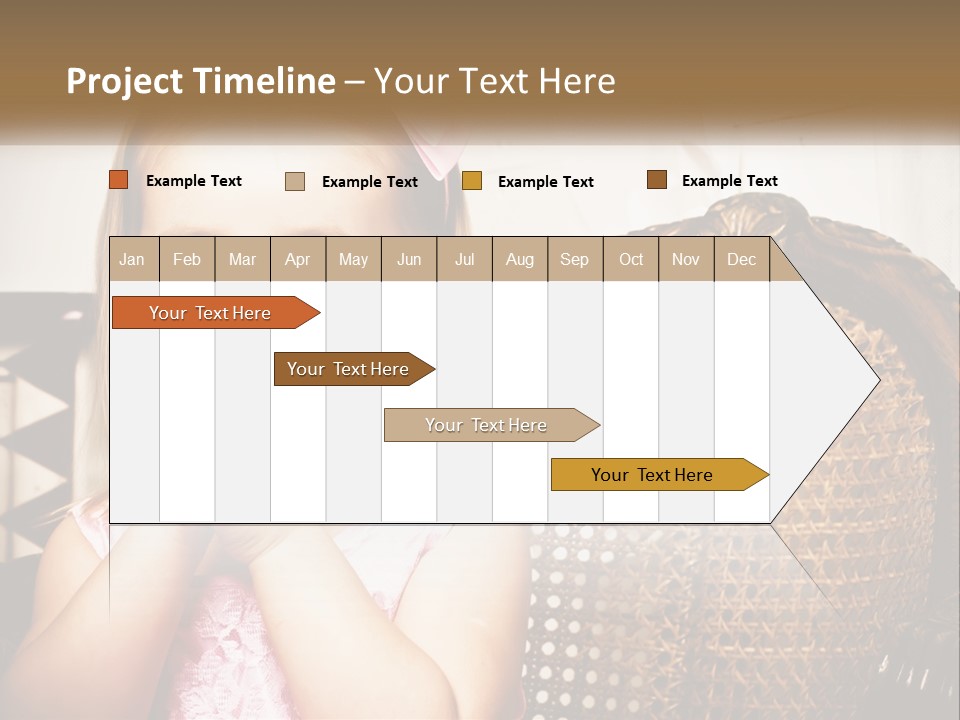 Beach Mother Pensioner PowerPoint Template