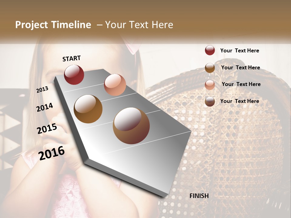 Beach Mother Pensioner PowerPoint Template