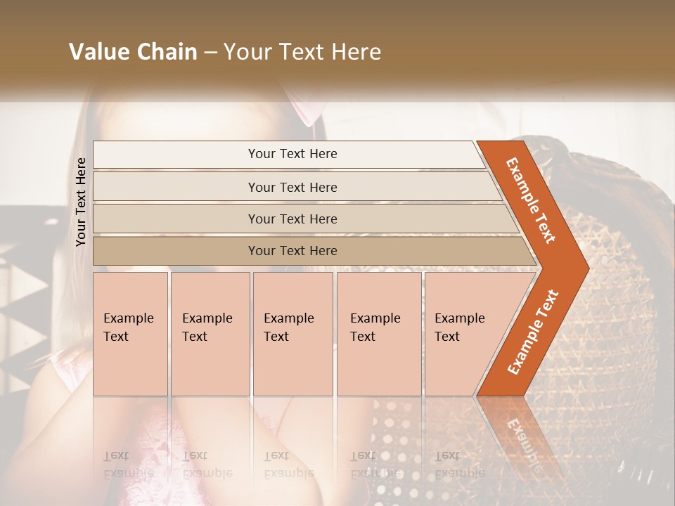 Beach Mother Pensioner PowerPoint Template